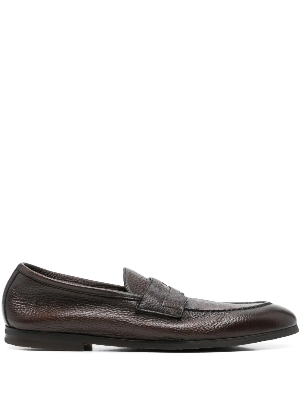 Barrett Leren loafers Bruin
