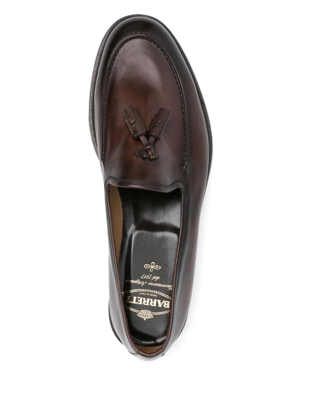Barrett tassel-detail loafers Brown