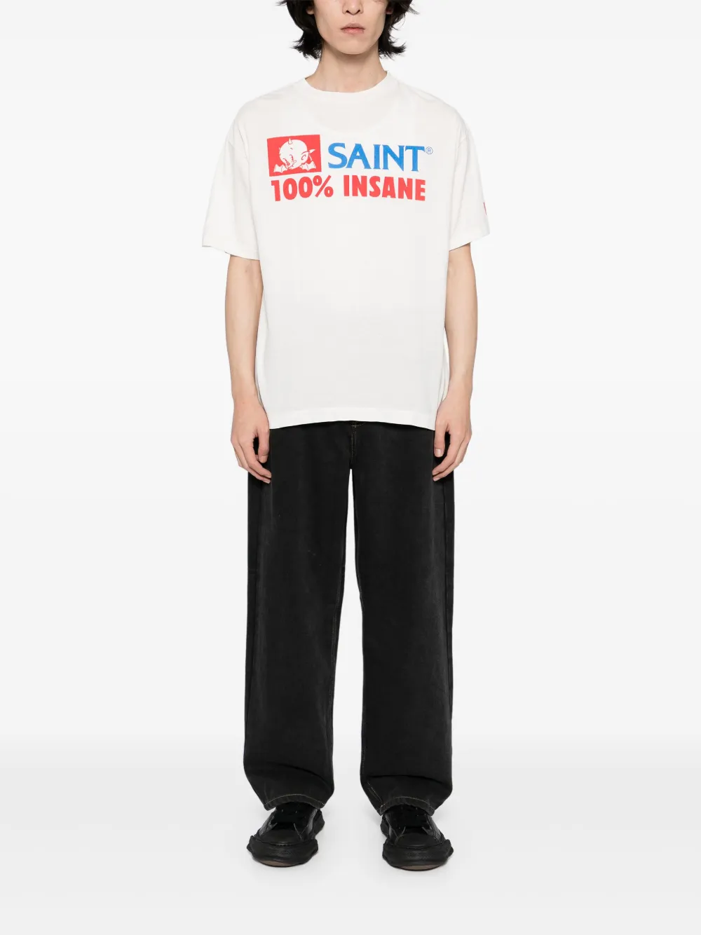 SAINT MXXXXXX T-shirt met grafische print - Wit