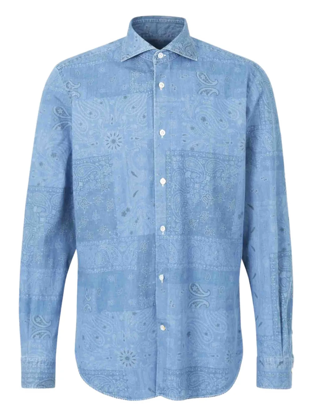 Vincenzo Di Ruggiero paisley-print shirt | Blue | Image 1