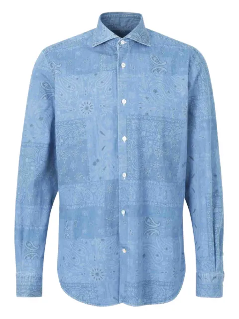 Vincenzo Di Ruggiero camisa con estampado de cachemira