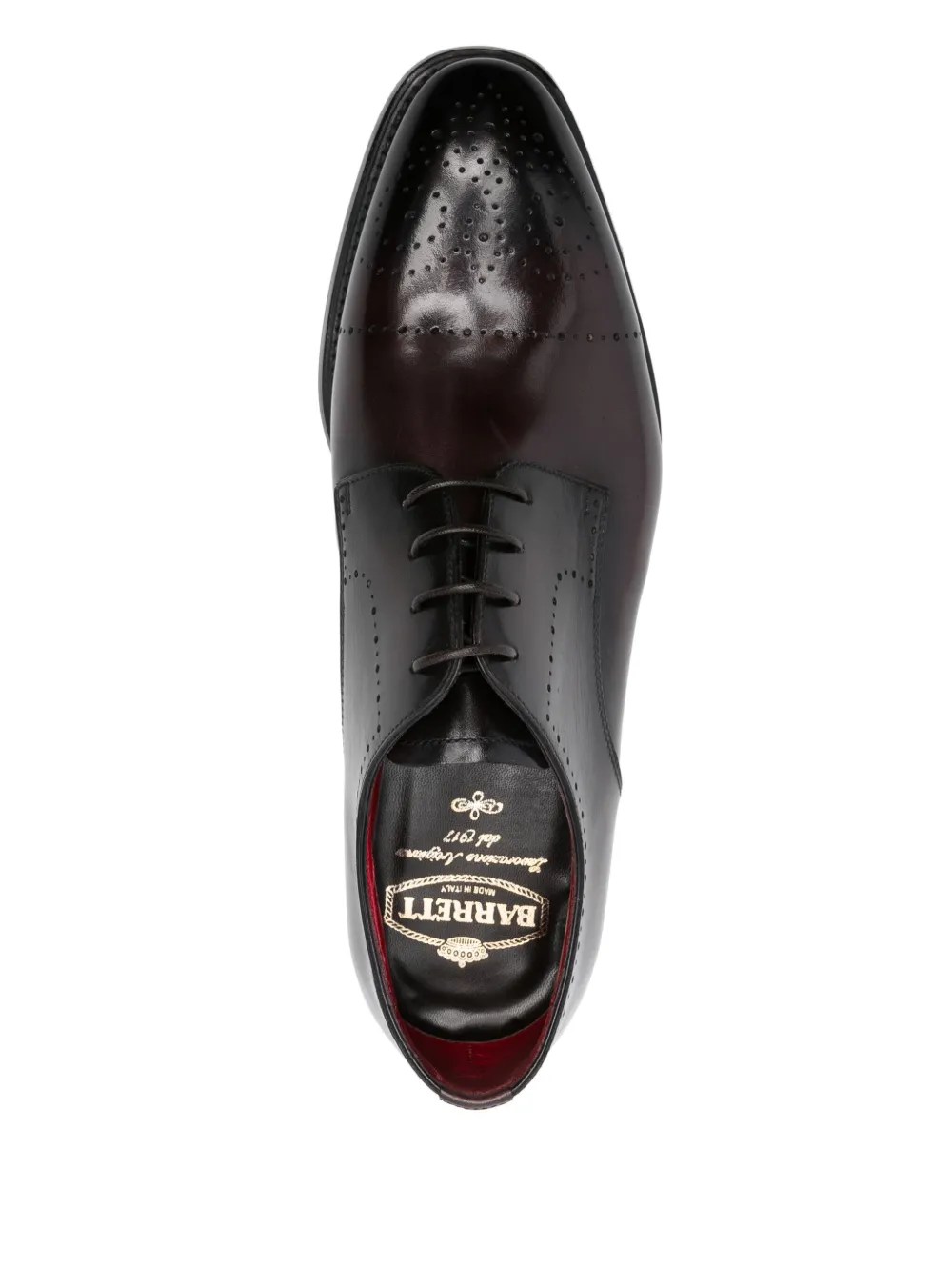 Barrett leather derby shoes Brown