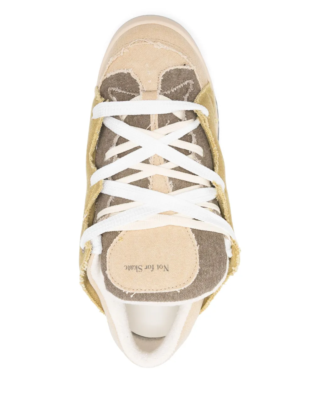 SANTHA triple-canvas sneakers Neutrals