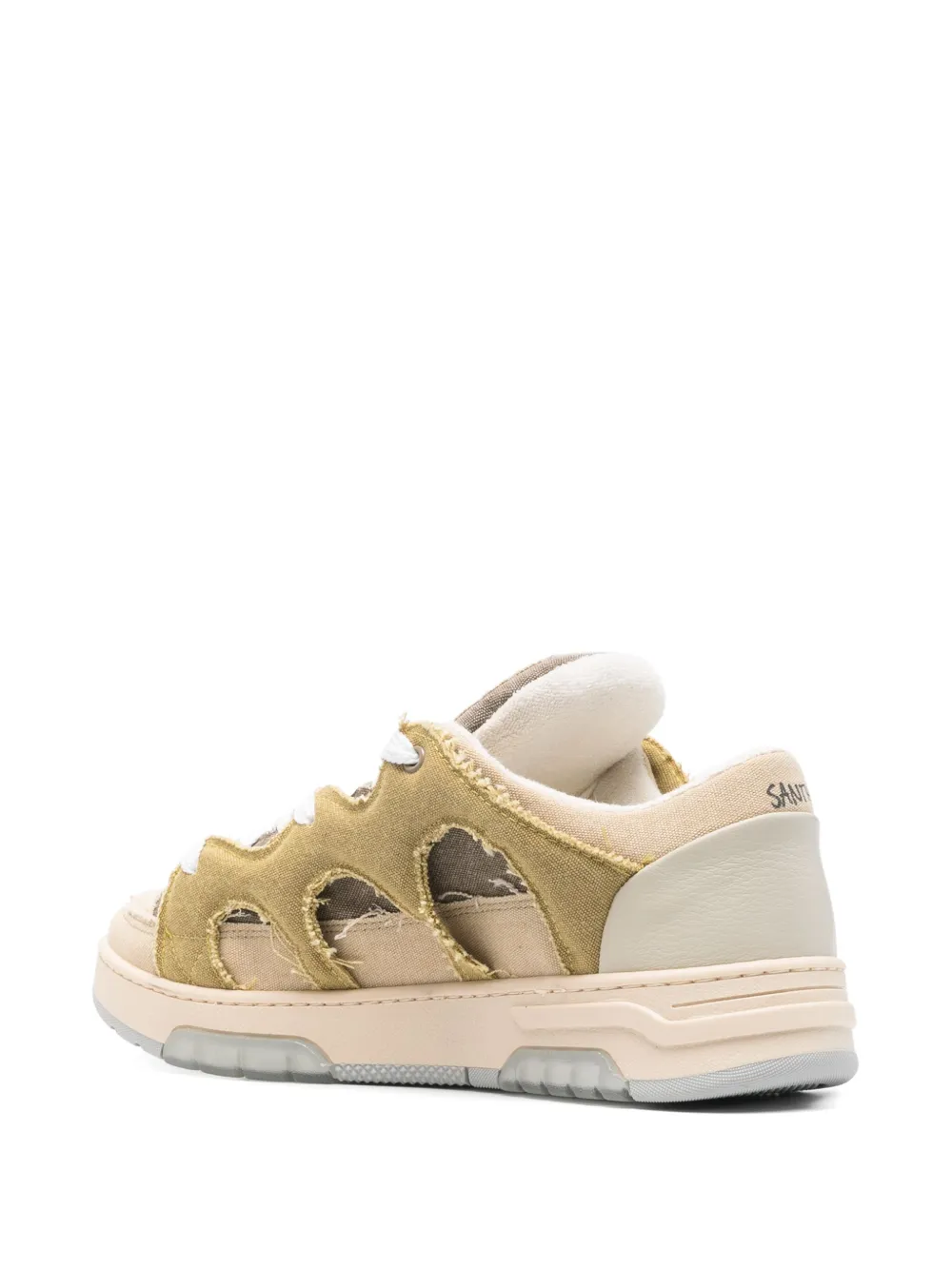 SANTHA triple-canvas sneakers Neutrals