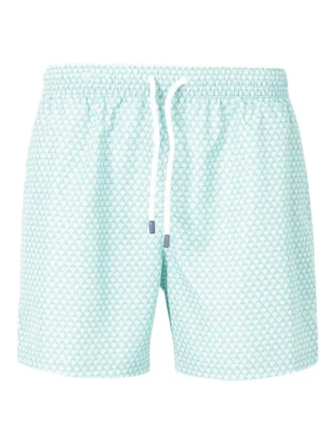 Fedeli Jellyfish-print swim shorts