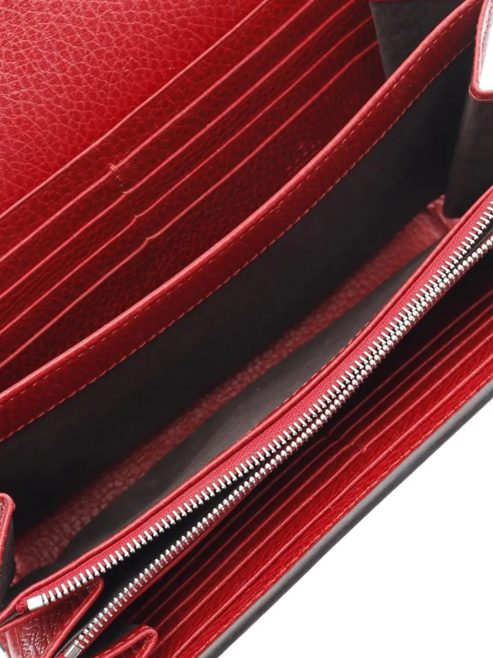 Pre-owned Gucci 2016-present Mini Leather Dionysus Wallet On Chain Crossbody Bag In 红色