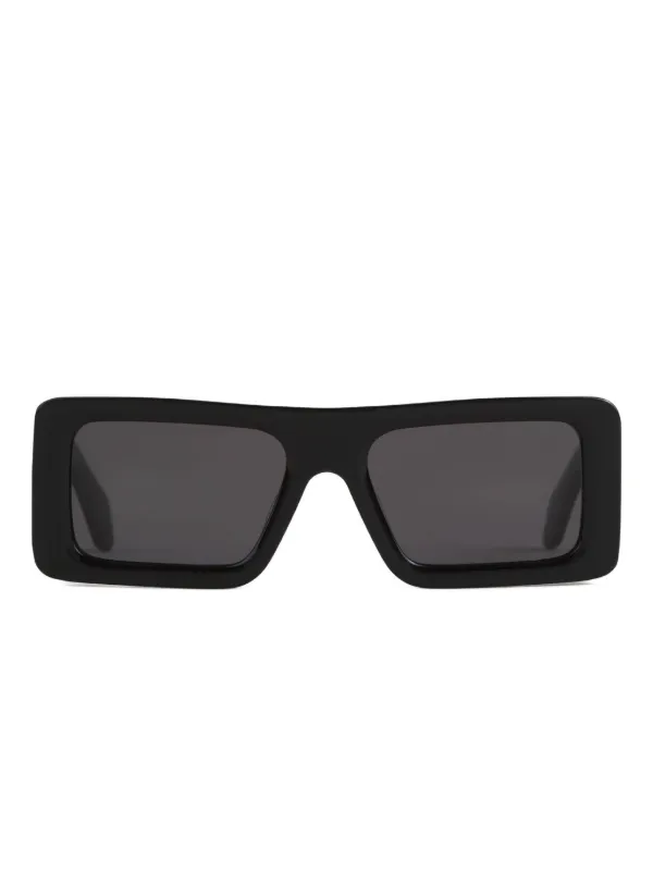 【関税込み】Off-White ブラック Troy サングラス Off-White Eyewear Troy サングラス | ブラック | FARFETCH JP