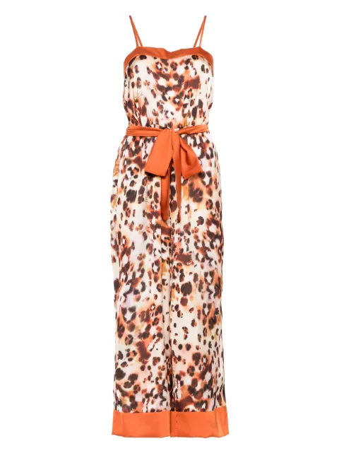 LIU JO printed satin jumpsuit