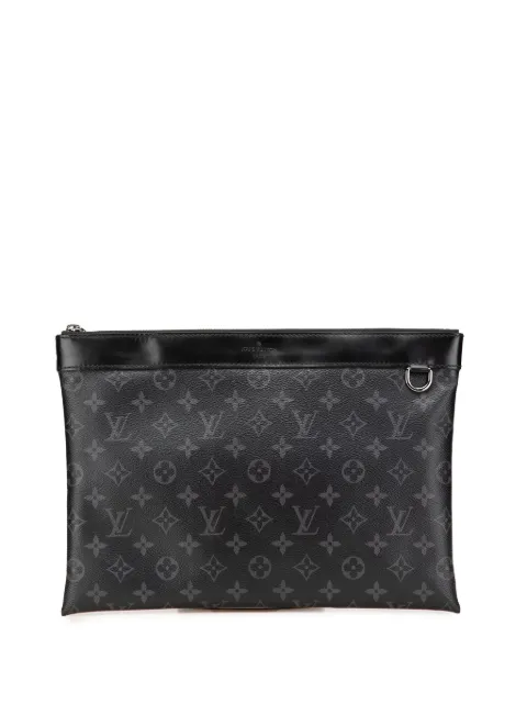 Louis Vuitton Pre-Owned 2018 Monogram Eclipse Discovery Pochette GM clutch bag