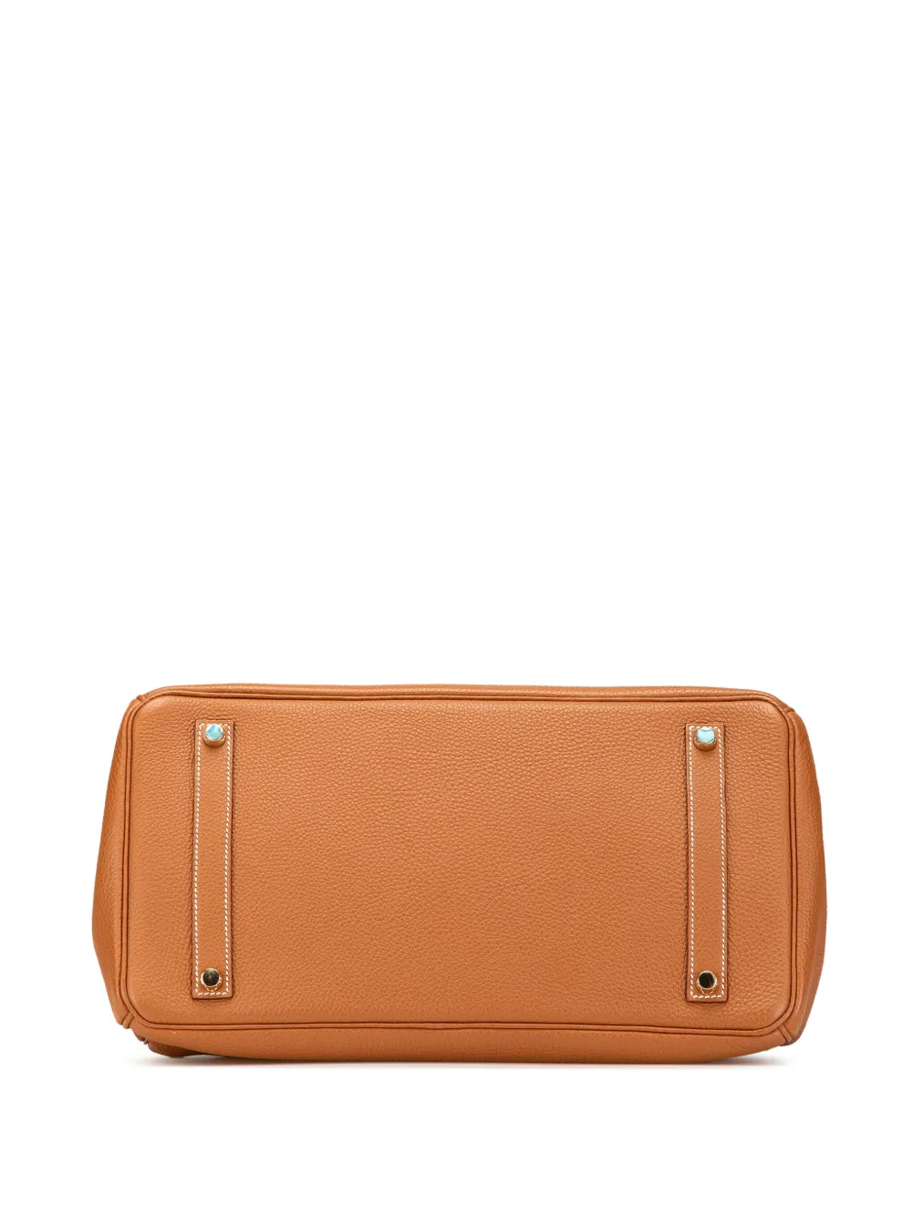 Pre-owned Hermes 2006 Togo Birkin Retourne 35 Handbag In 褐色