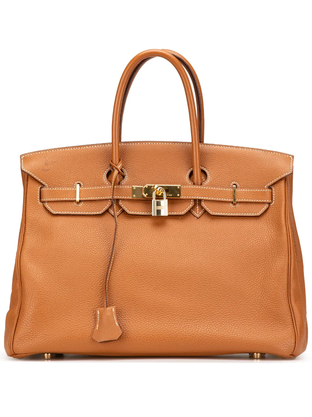 Hermès Pre-Owned 2006 トゴ バーキン ルトゥルネ 35 ハンドバッグ - ブラウン Hermès Pre-Owned 2006 トゴ バーキン ルトゥルネ 35 ハンドバッグ - ブラウン