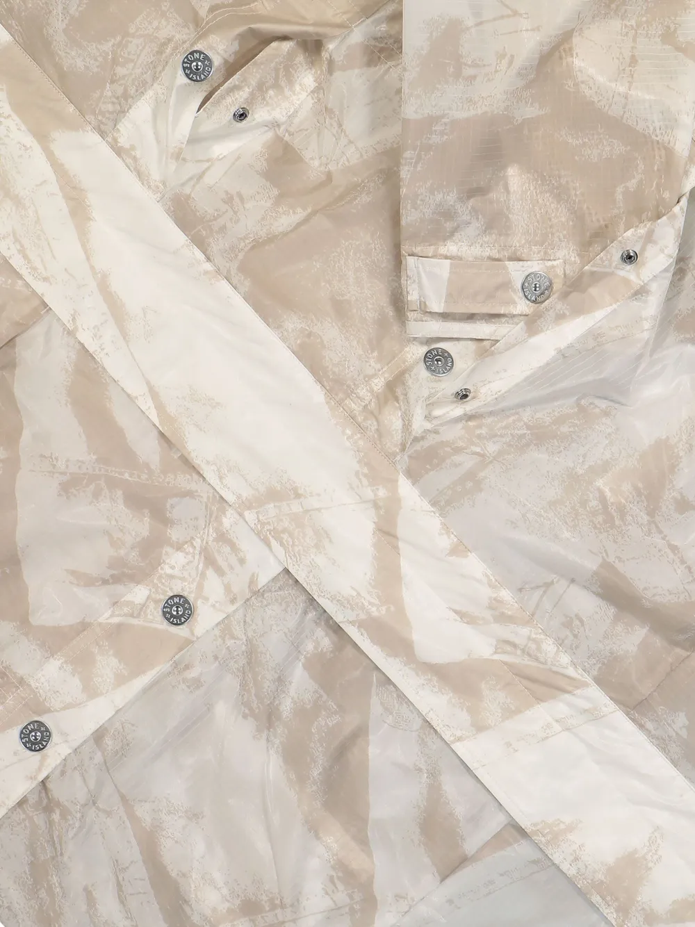 Stone Island Lange parka Beige