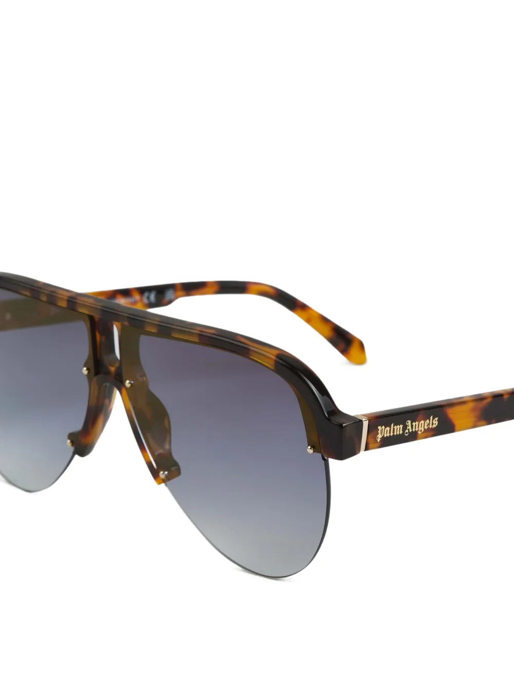 Palm Angels Trinity zonnebril Bruin
