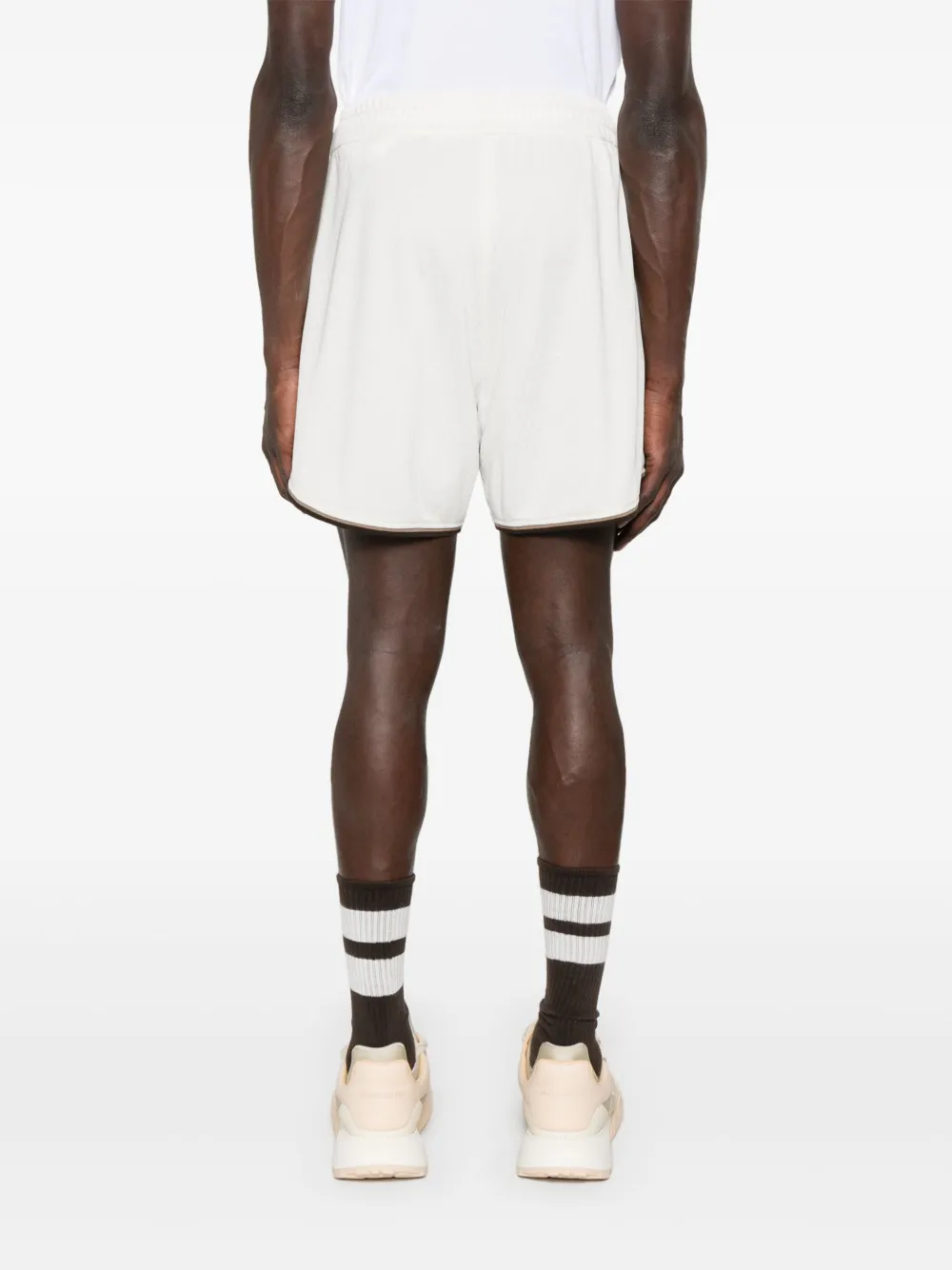 FENDI Trainingsshort met FF-jacquard Wit