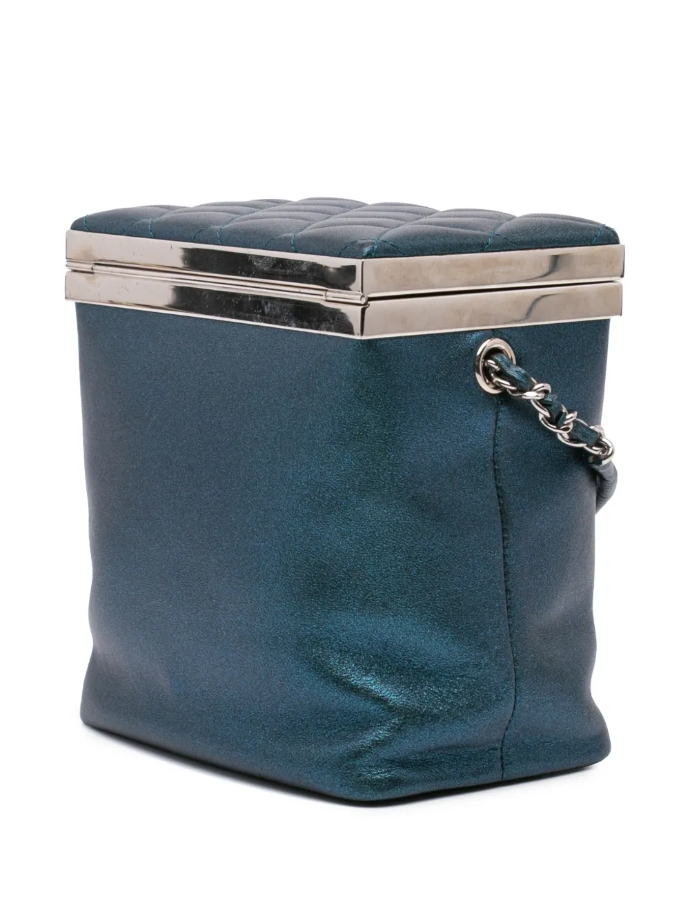 CHANEL Pre-Owned 2016-2017 CC Metallic Calfskin Case vanity bag | Pre-Owned | Image 2