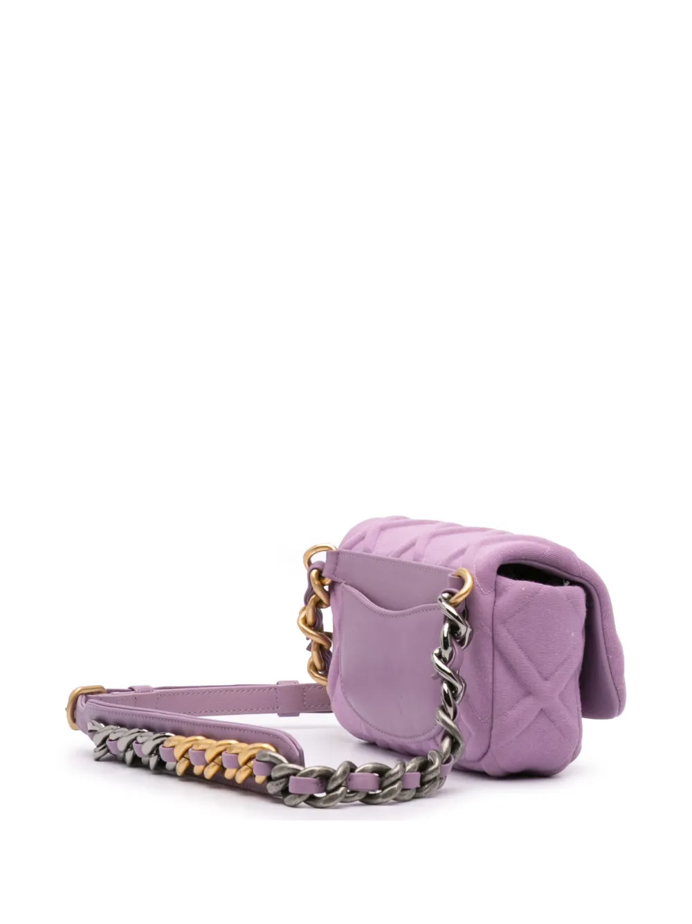 CHANEL Pre-Owned 2019 Quilted Jersey 19 belt bag | Pre-Owned | Image 2
