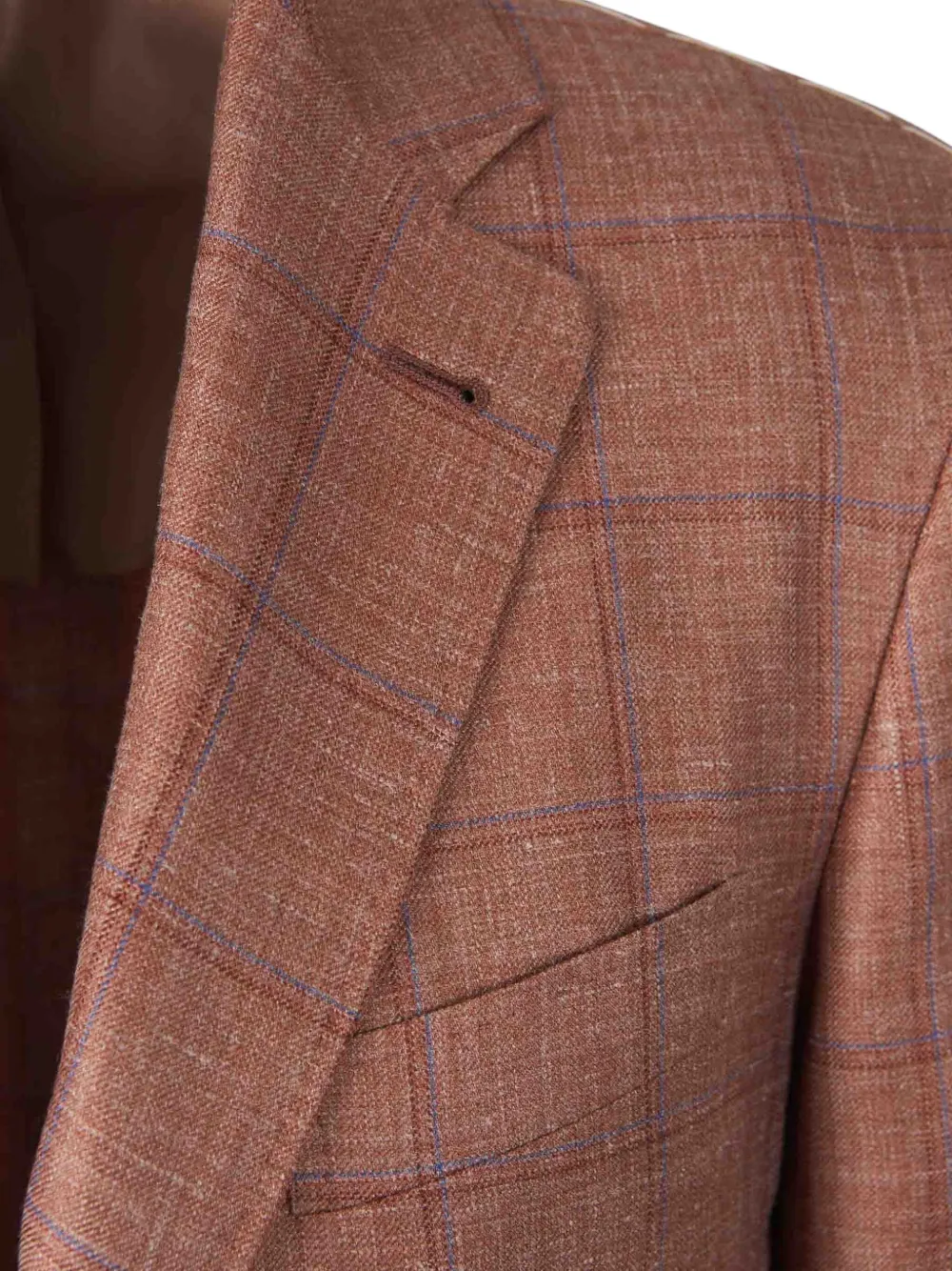 Canali Geruite blazer Beige