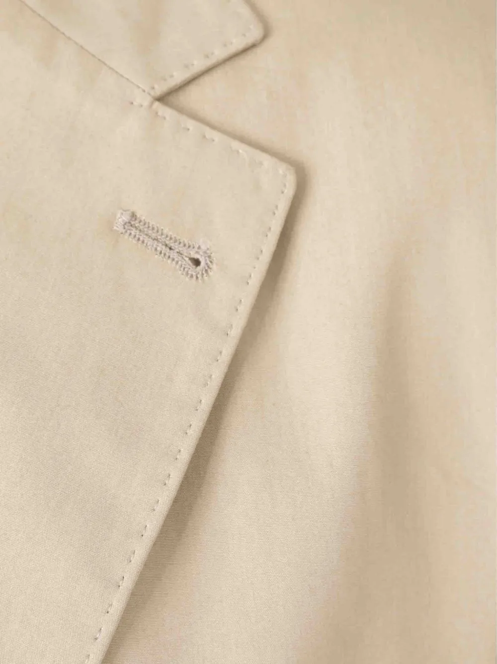 Officine Generale Blazer van biologisch katoen Beige