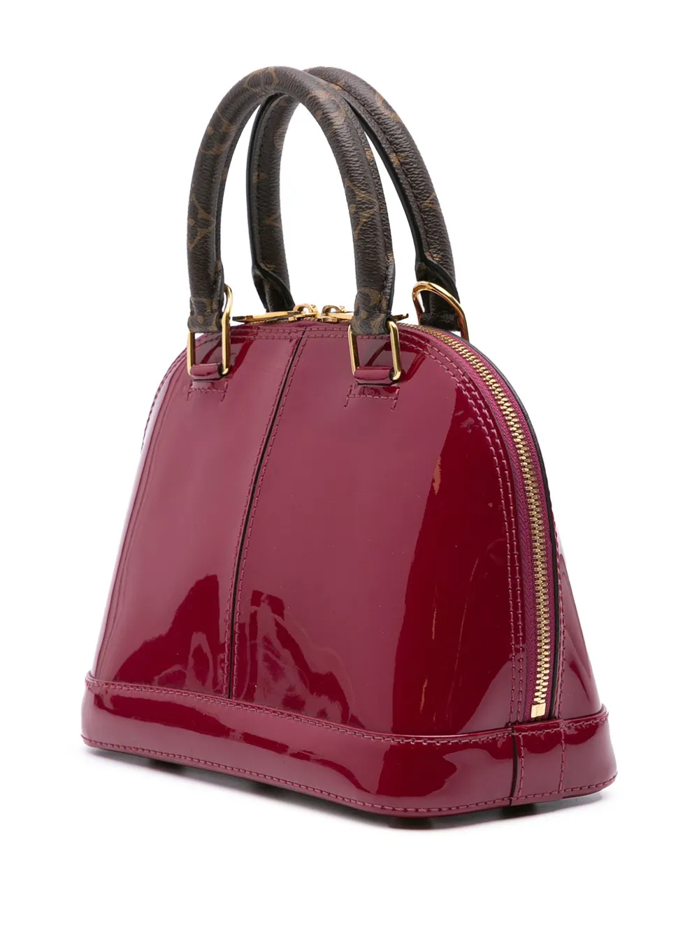 Louis Vuitton Pre-Owned 2011 Vernis Miroir Alma BB satchel | Pre-Owned | Image 2