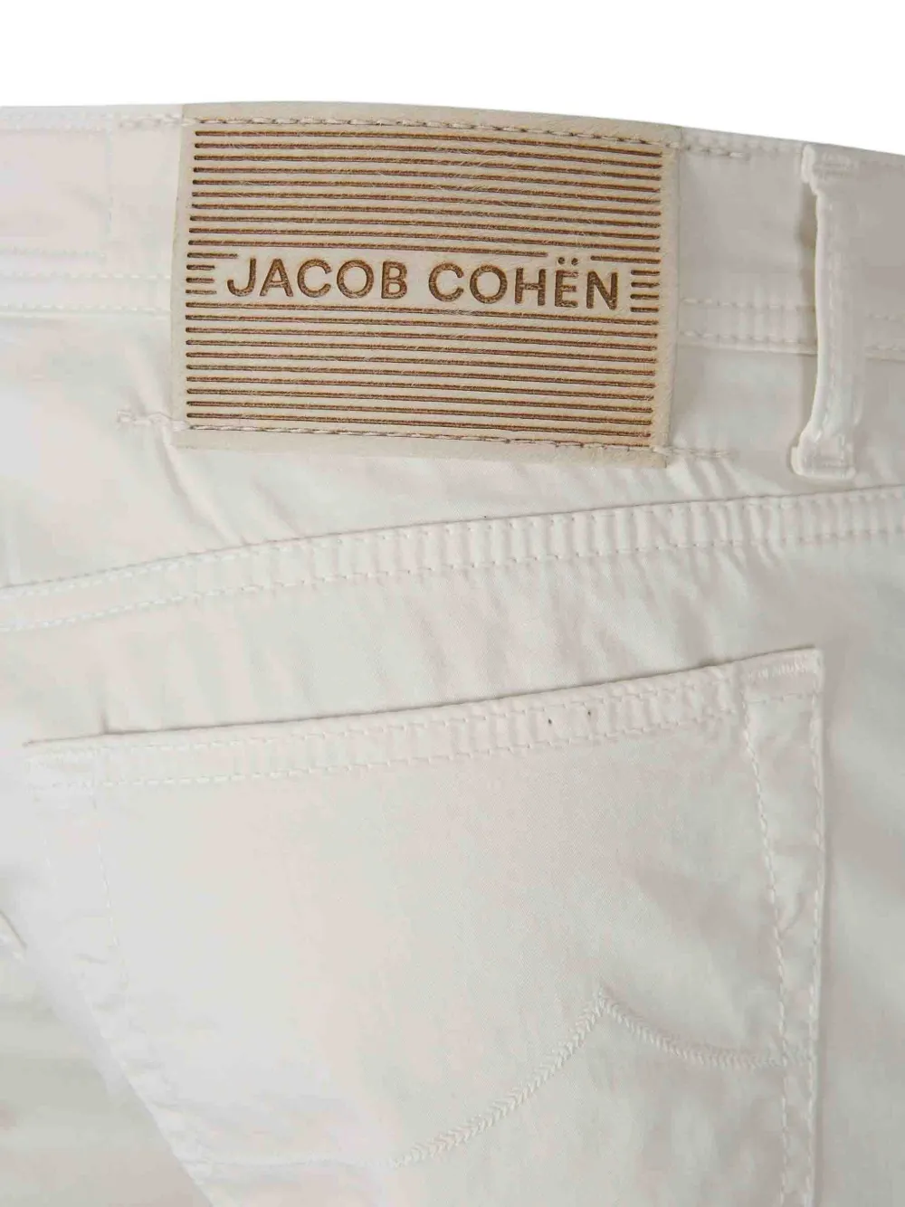 Jacob Cohën Jeans met vijf zakken Wit