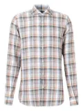 Vincenzo Di Ruggiero checked shirt - Orange
