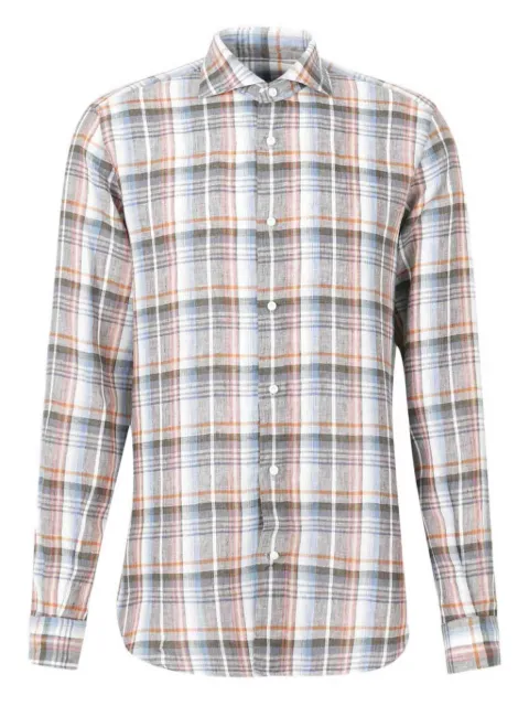 Vincenzo Di Ruggiero camisa con cuadros estampados