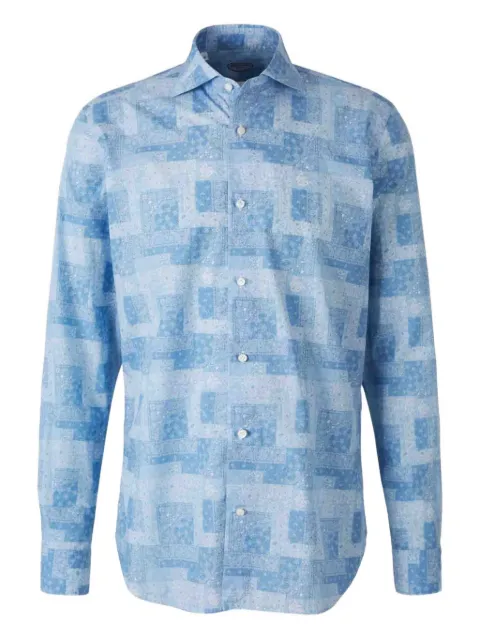 Vincenzo Di Ruggiero camisa con estampado de cachemira