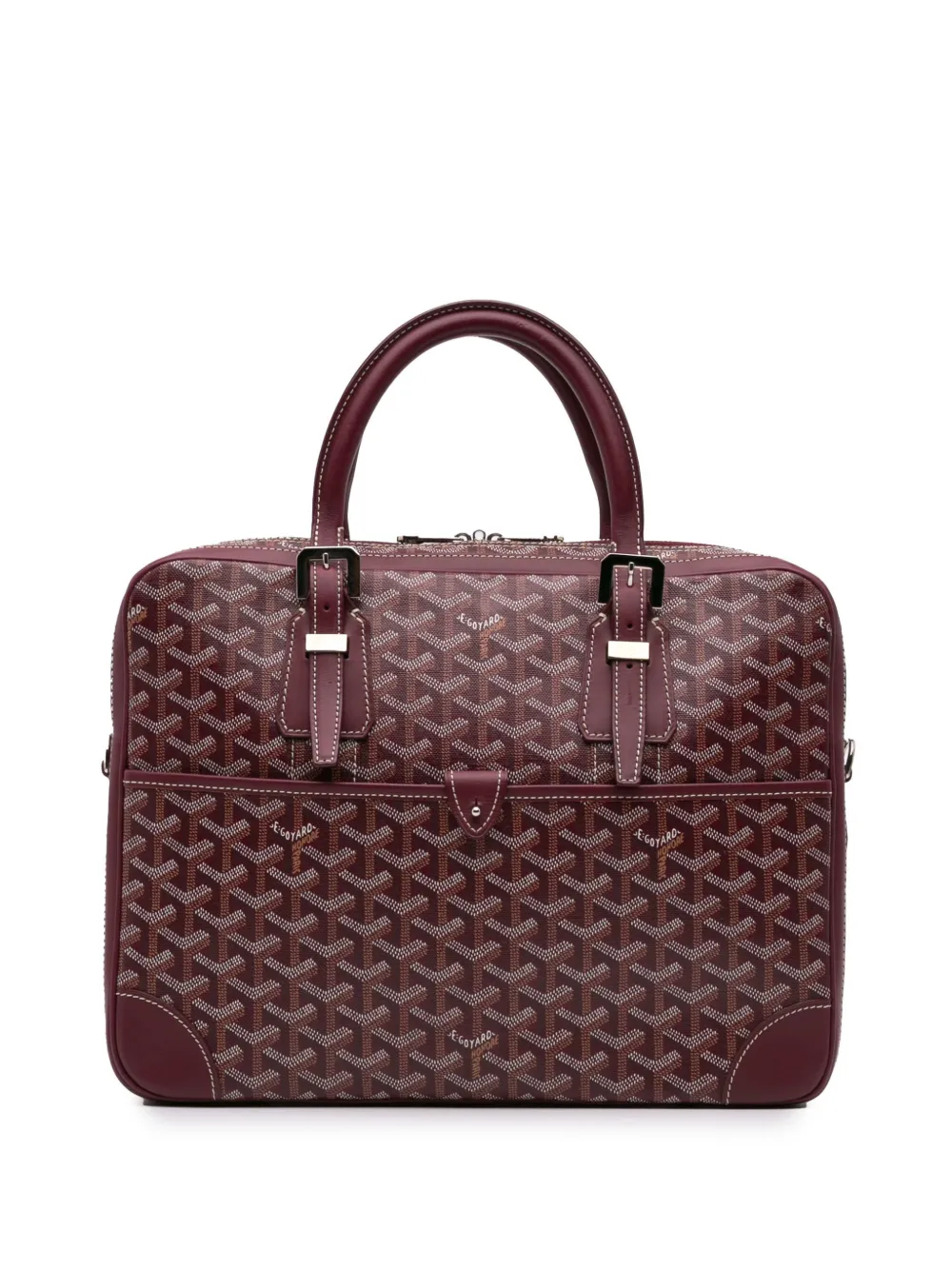 Goyard Pre-Owned 2000-2024 Goyardine Ambassade PM business bag | Red | Image 1