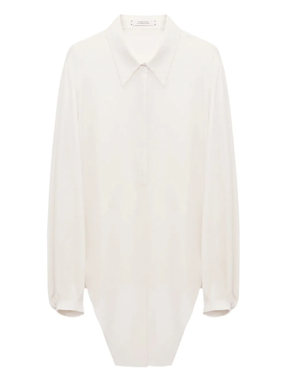 Dorothee Schumacher Doorzichtige blouse met strikdetail Wit