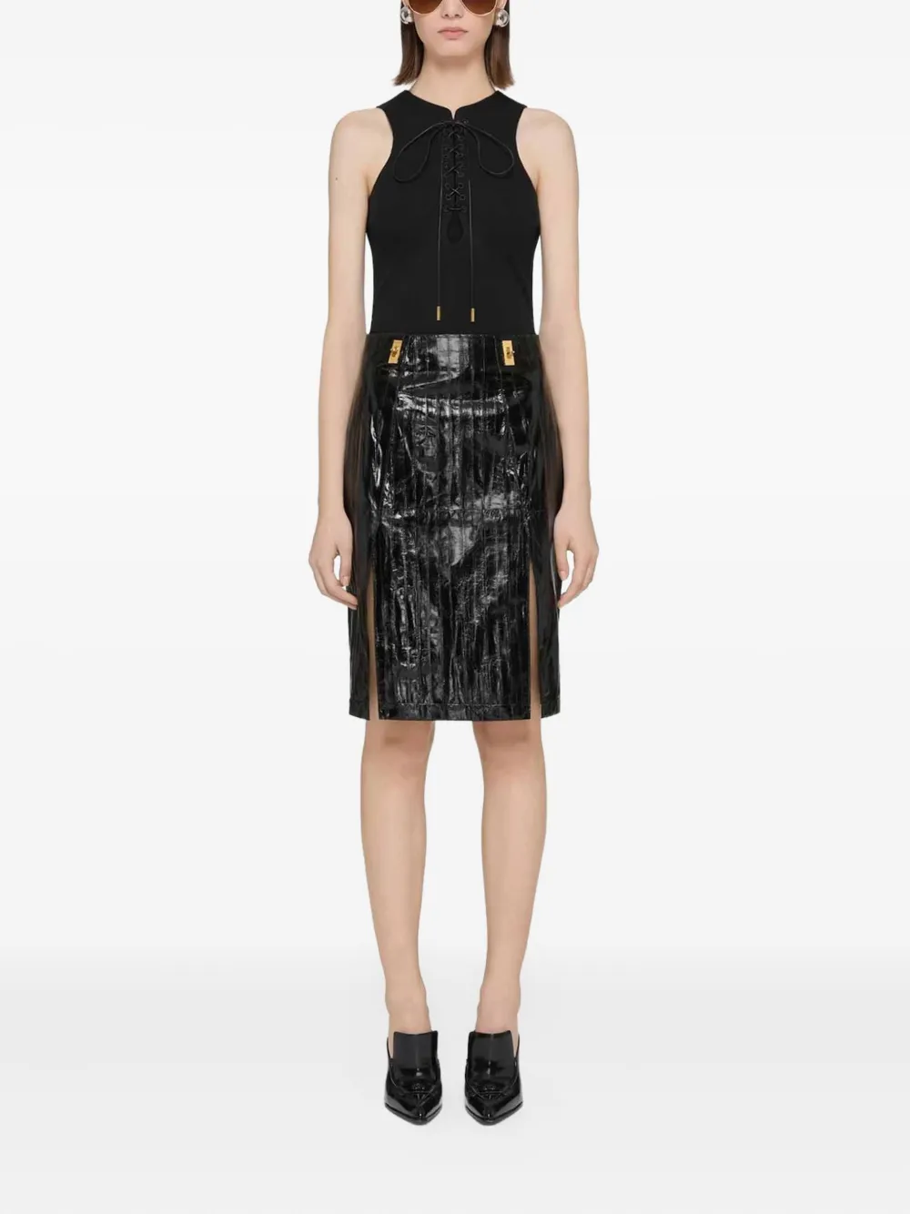 Givenchy lace-up strappy top | Vests & Tank Tops | Image 2