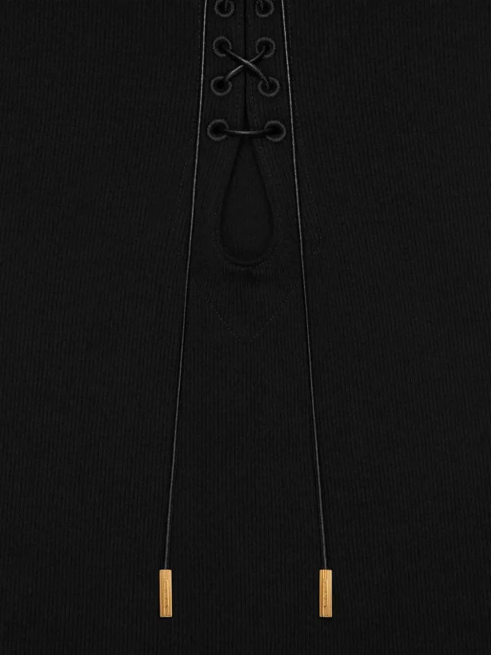 Givenchy Top met veters en bandjes Zwart