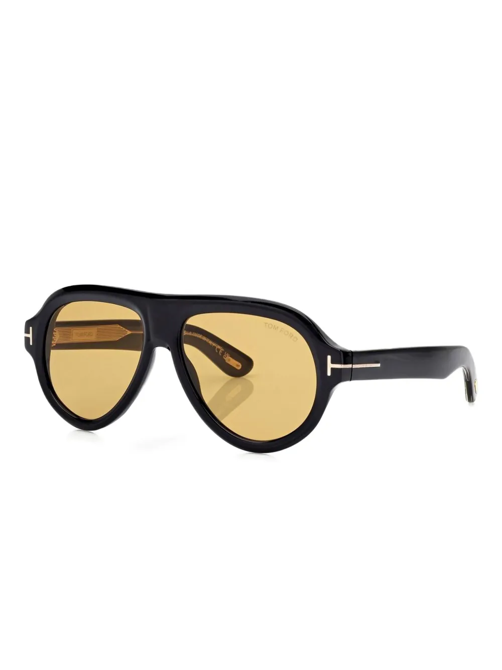 TOM FORD Eyewear Icon zonnebril met piloten montuur Zwart