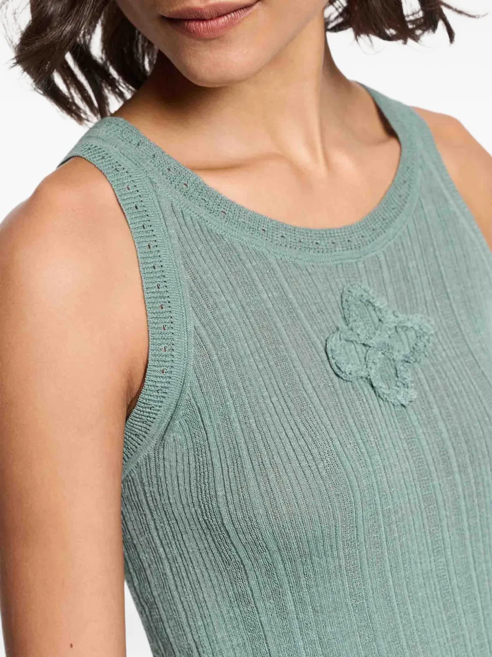 Dorothee Schumacher Tanktop met borduurwerk Groen