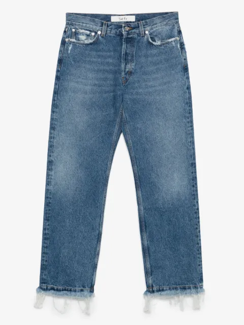 Séfr frayed-cut jeans