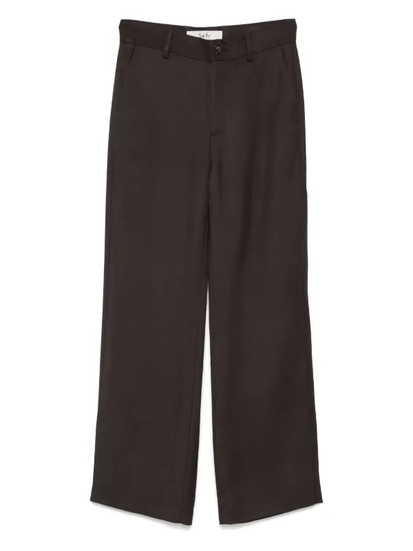 Sefr Off-White Richie Trousers