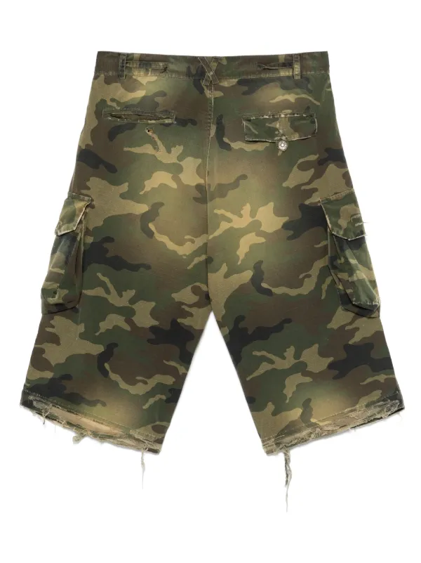424 camouflage-pattern Shorts | Green | FARFETCH JO
