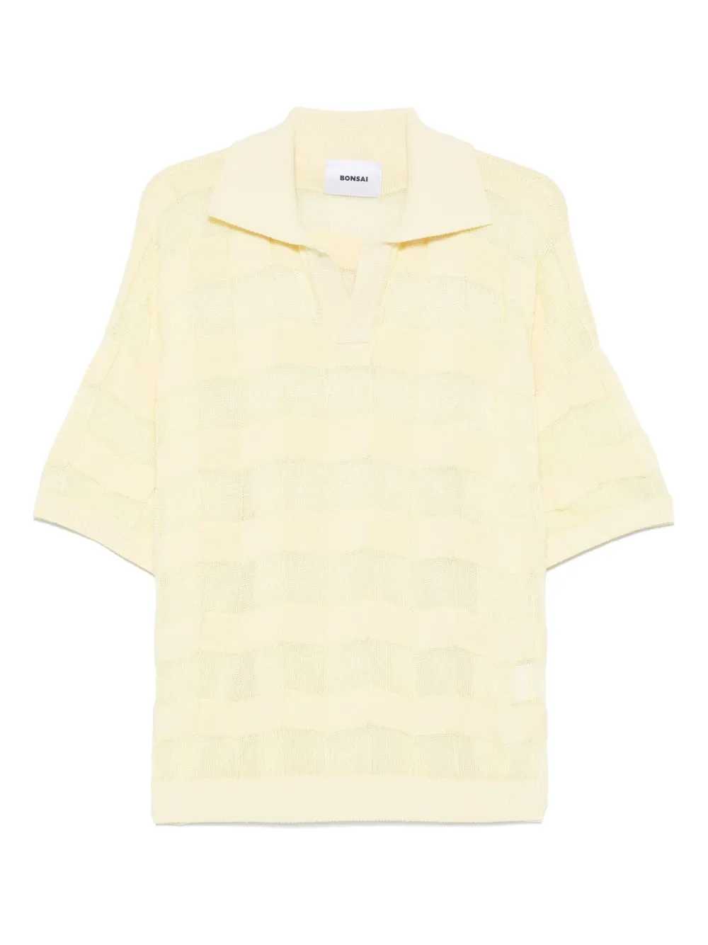 Bonsai playera tejida | amarillo | Image 1