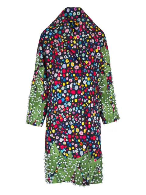 Libertine floral-print oversized coat