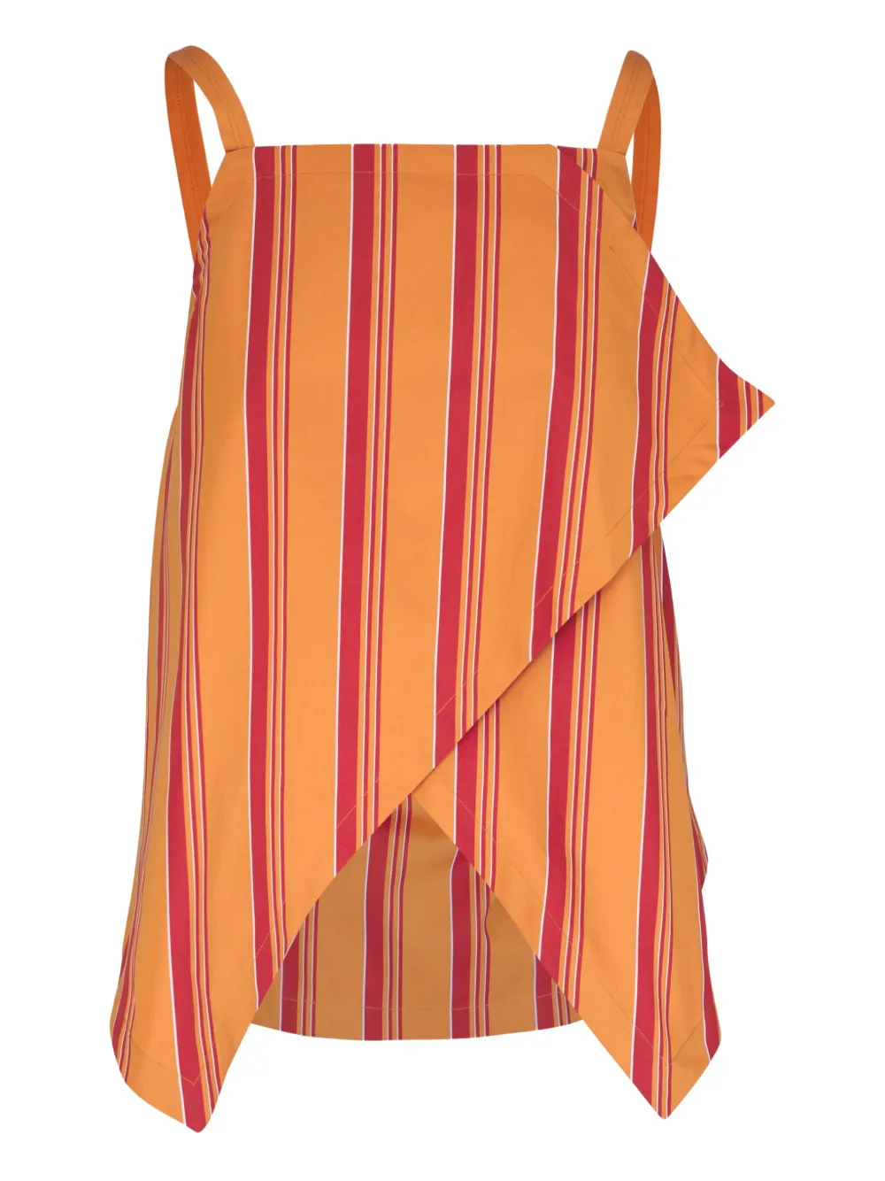 Odeeh Asymmetric Striped Top