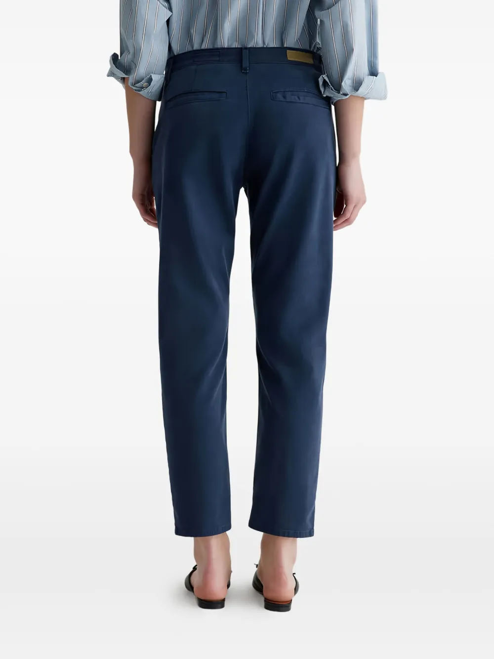 AG Jeans Straight broek Blauw