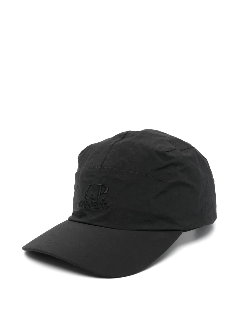C.P. Company logo-embroidered baseball cap | Black | Image 1