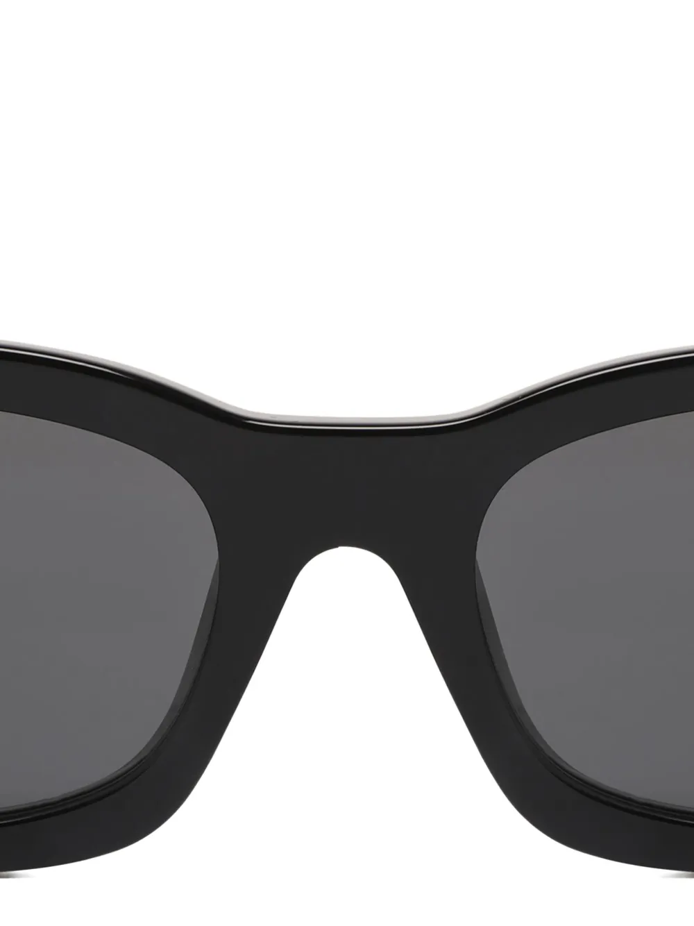 Prada Eyewear Zonnebril met rechthoekig montuur Zwart