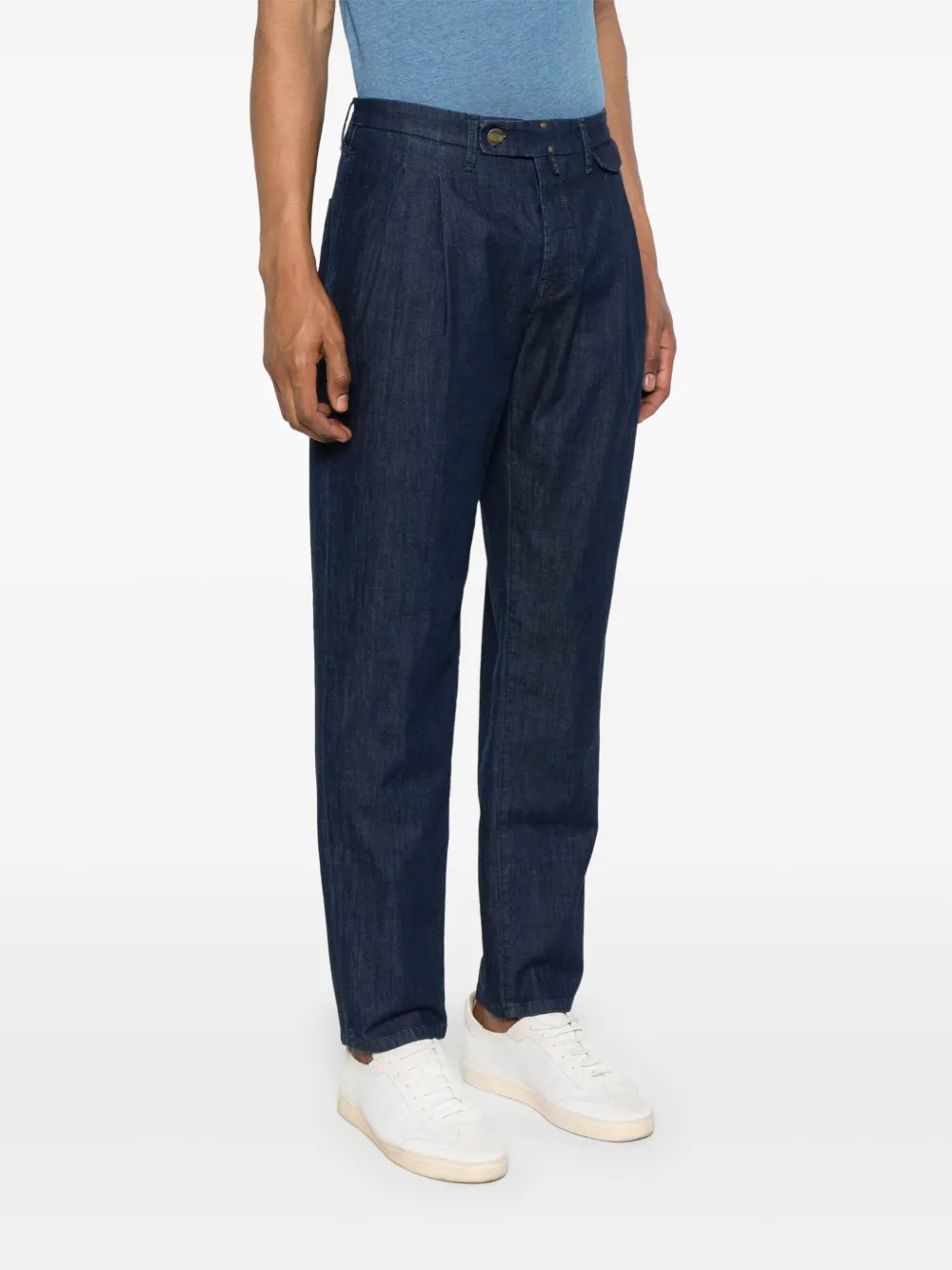 Incotex Straight jeans Blauw