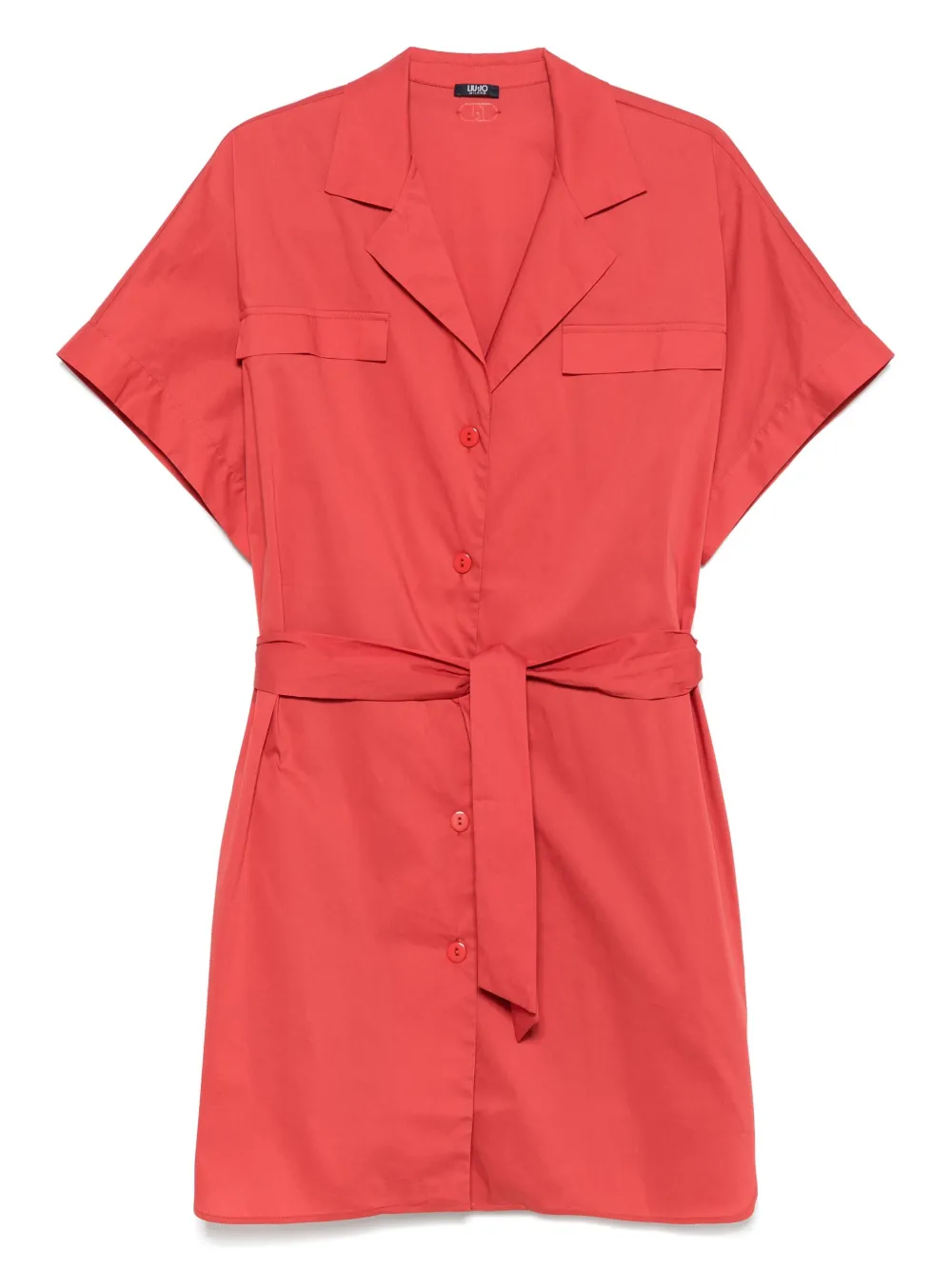 LIU JO vestido corto estilo camisa | rojo | Image 1