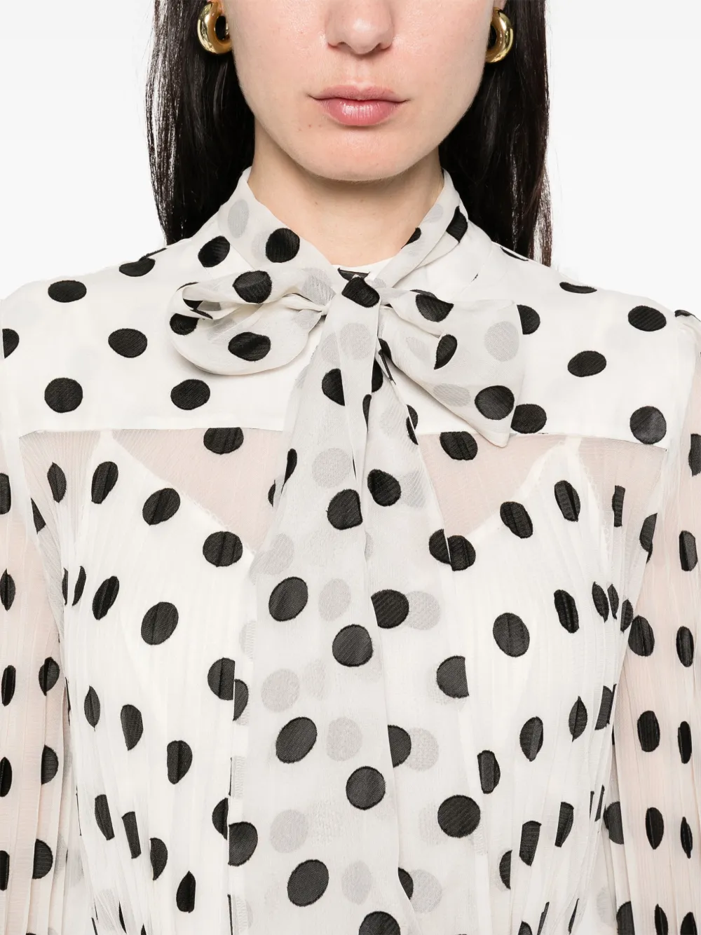 ZIMMERMANN Mini-jurk met strik Beige