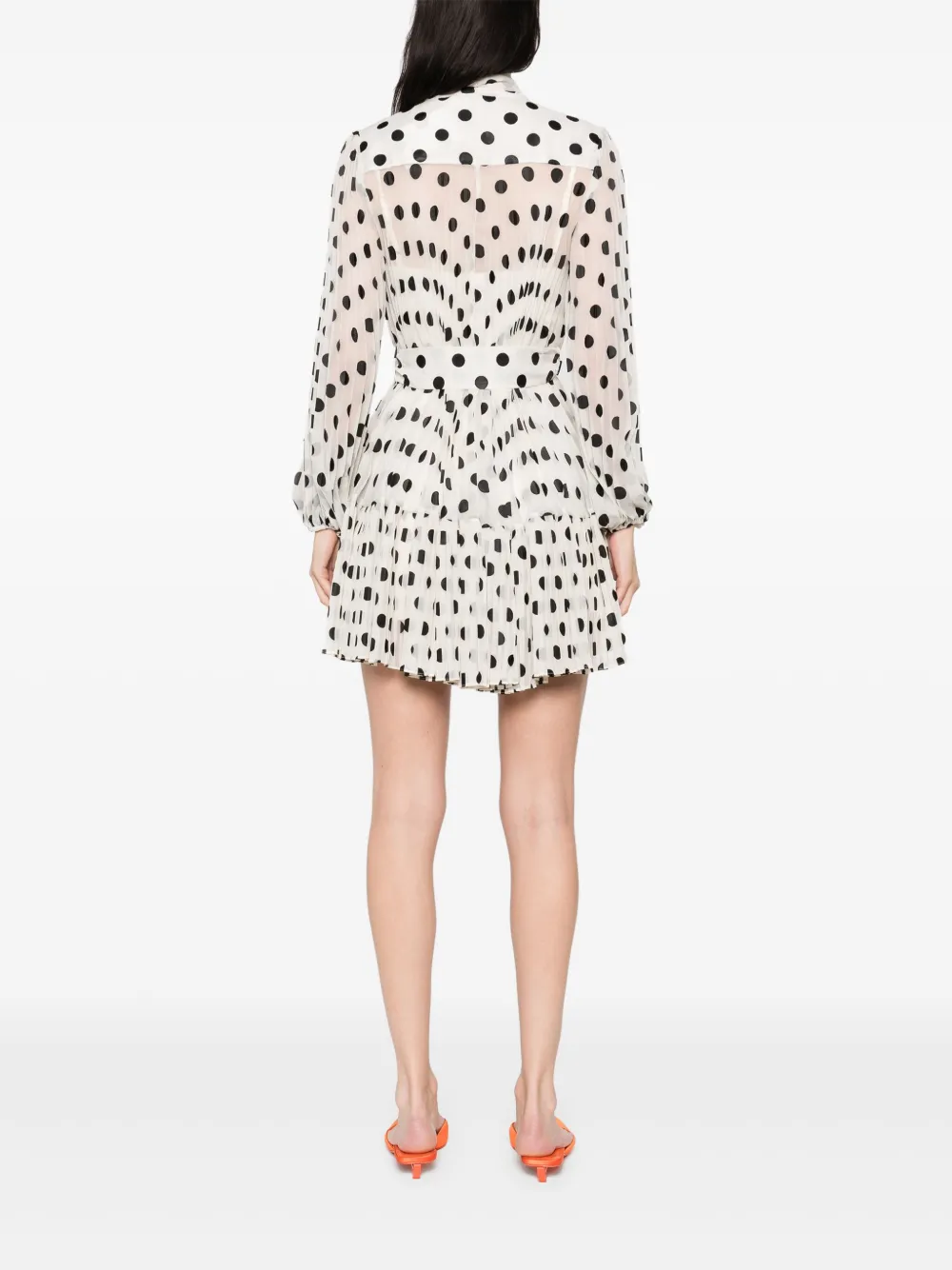 ZIMMERMANN Mini-jurk met strik Beige