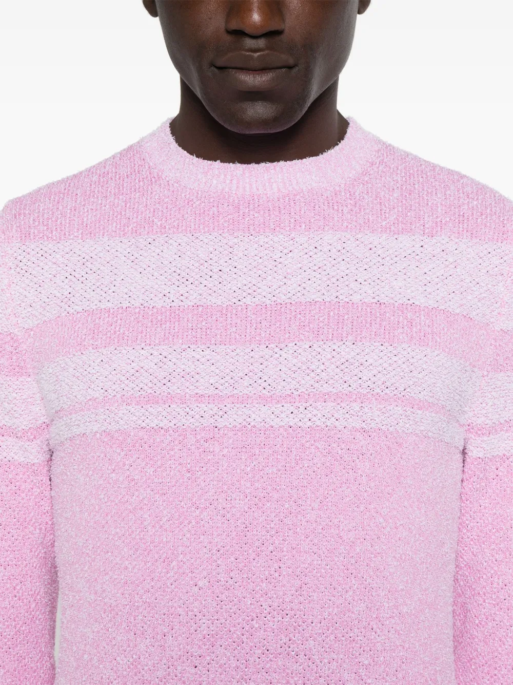 Malo Trui met streepdetail Roze