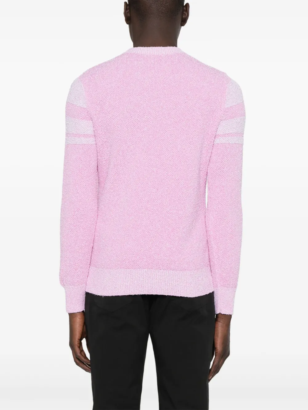 Malo Trui met streepdetail Roze