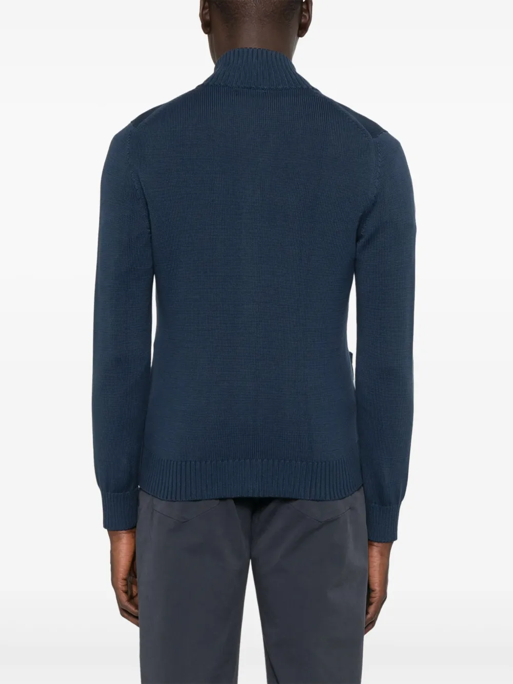 Malo Katoenen vest Blauw