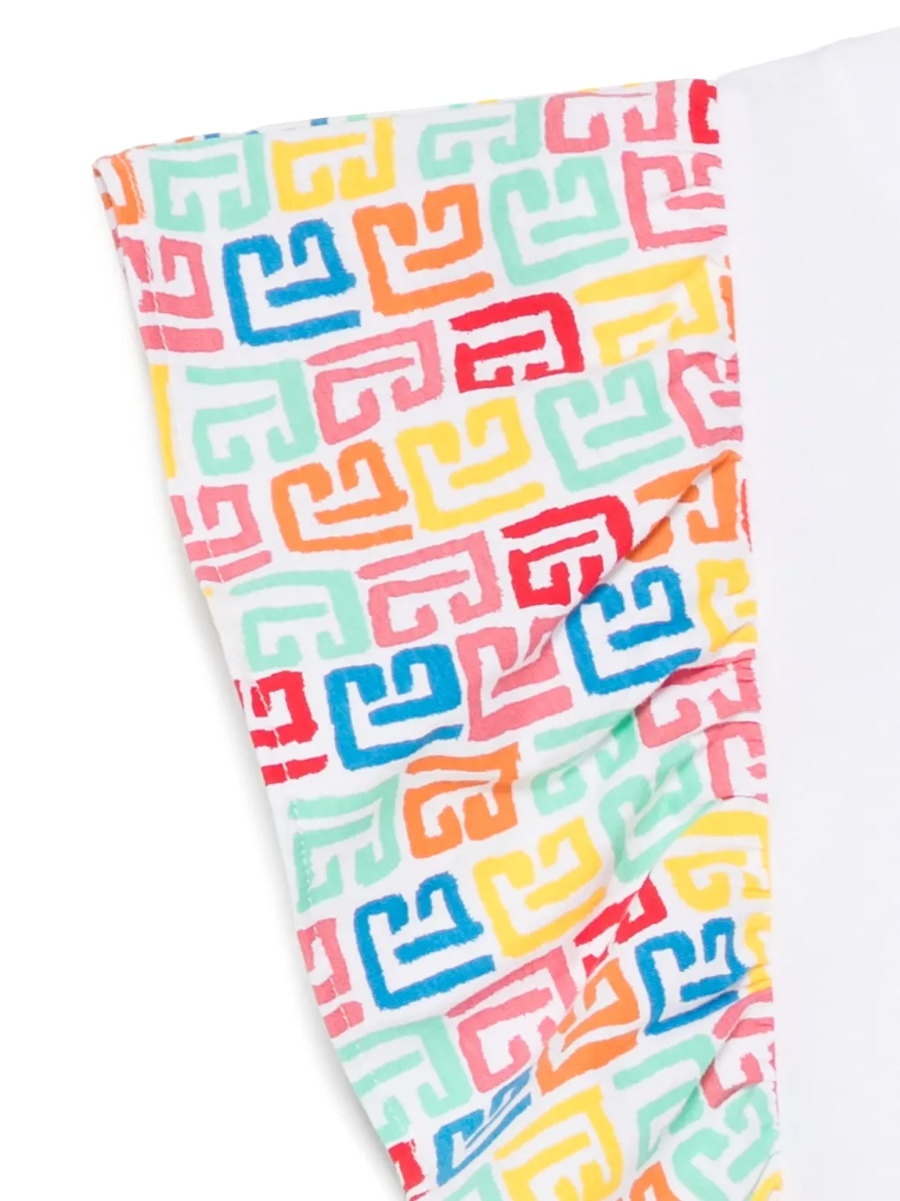 Balmain Kids Tanktop met ruches Wit